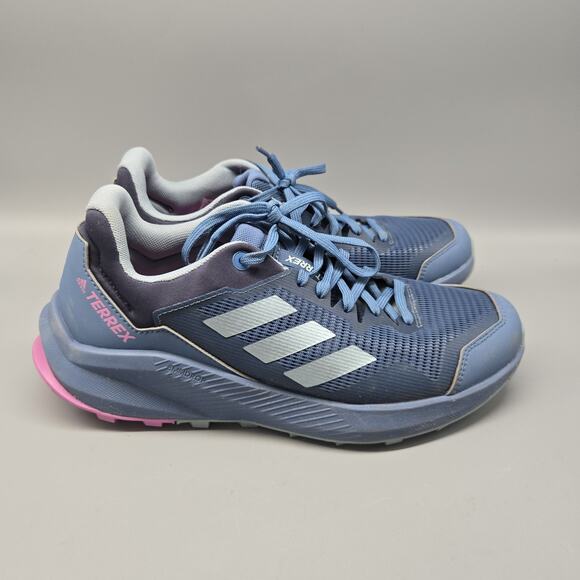 Adidas Terrex Trailrider Low Blue GW5554 Hiking Shoes Women’s 8.5 - Picture 5 of 11